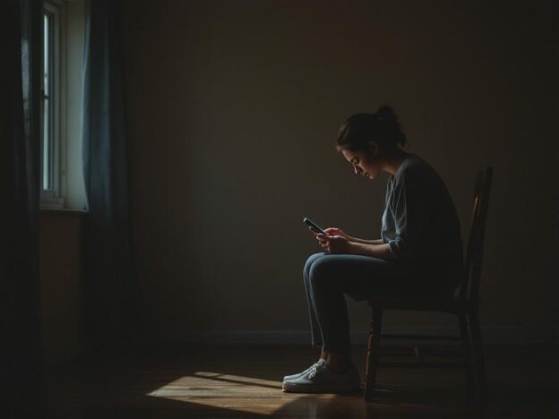 Person mourning the death of their spouse