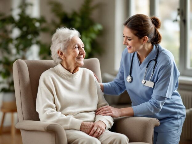 Taking care of elderly people